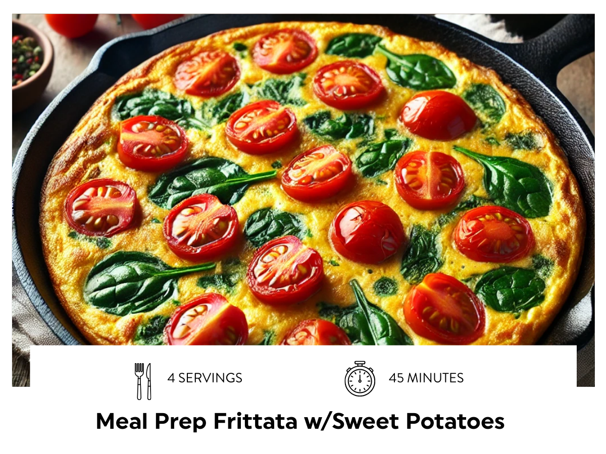 Frittata w/Sweet Potatoes 4 SERVINGS